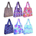 Washable Durable eco friendly waterproof grocery tote bag foldable resusable nylon shopping tote bag